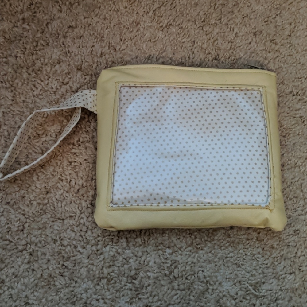 Yellow ITA wristlet